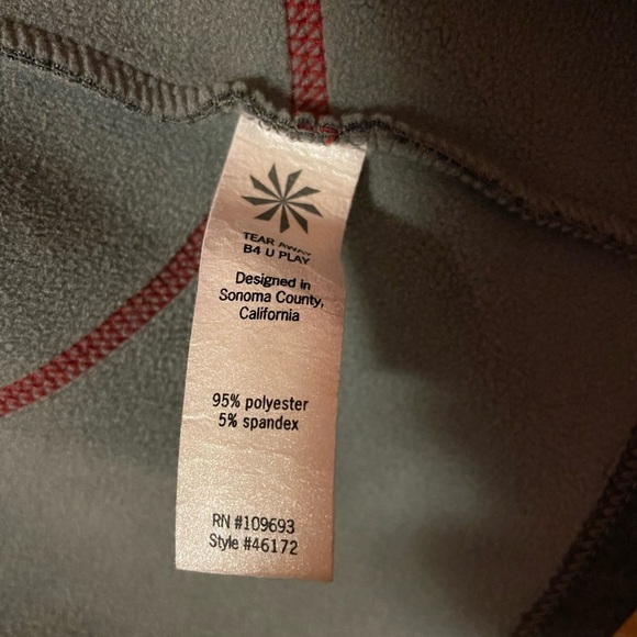 Athleta Women Zip Fleece Workout Gym Jacket-L - Picture 8 of 9